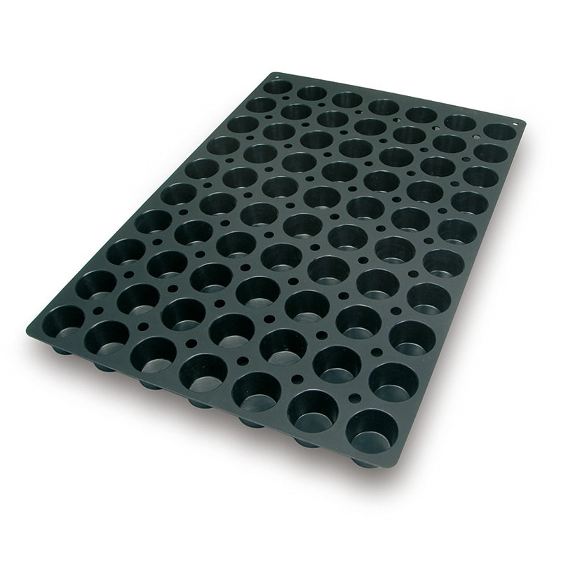 パシフィック洋行　製菓シリコン型　ミニマフィン 70取 2SI-SQ007　1個（ご注文単位1個）【直送品】