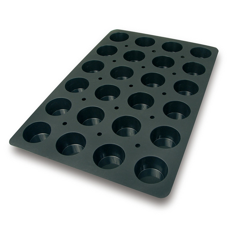 パシフィック洋行　製菓シリコン型　マフィン 24取 2SI-SQ009　1個（ご注文単位1個）【直送品】