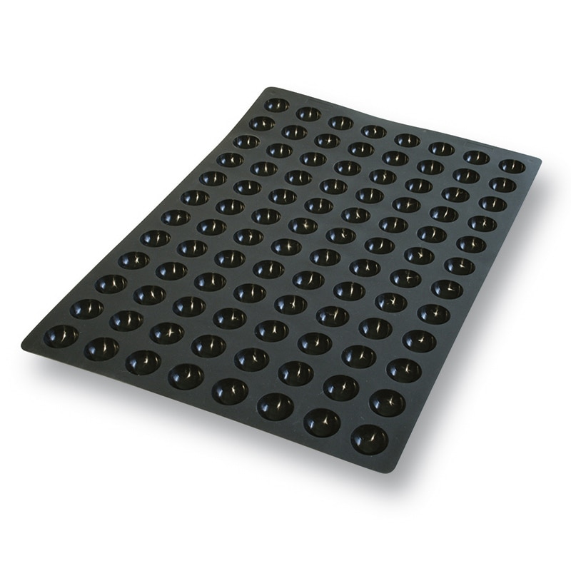 パシフィック洋行　製菓シリコン型　ミニハーフスフェア　半球 96取 2SI-SQ015　1個（ご注文単位1個）【直送品】