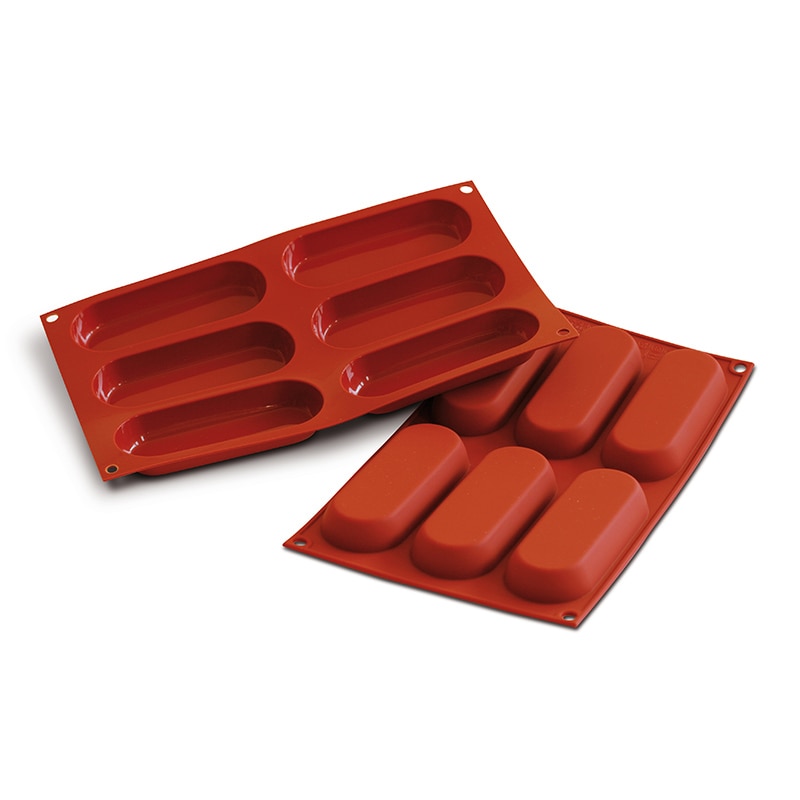 パシフィック洋行　製菓シリコン型　6個取 SF103　サボヤード 1個（ご注文単位1個）【直送品】