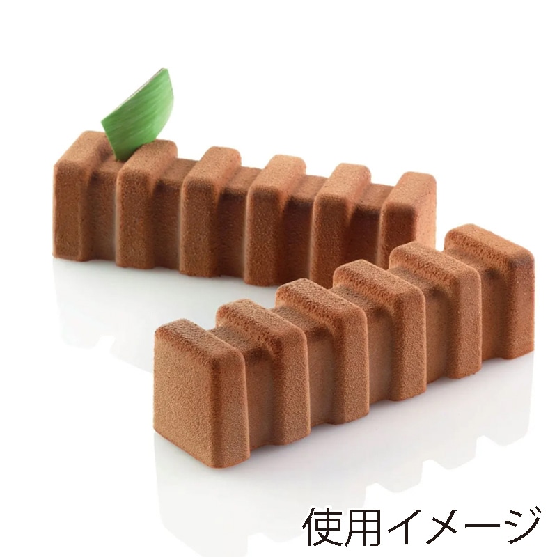 パシフィック洋行　製菓シリコン型　アップダウン 24取 2SI-SQ024　1個（ご注文単位1個）【直送品】