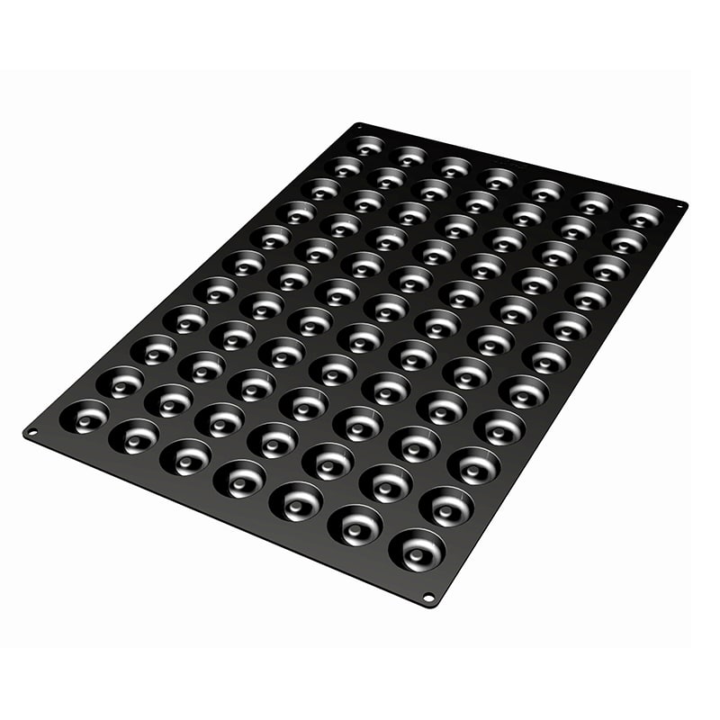 パシフィック洋行　製菓シリコン型　ミニサバラン 77取 2SI-SQ033　1個（ご注文単位1個）【直送品】