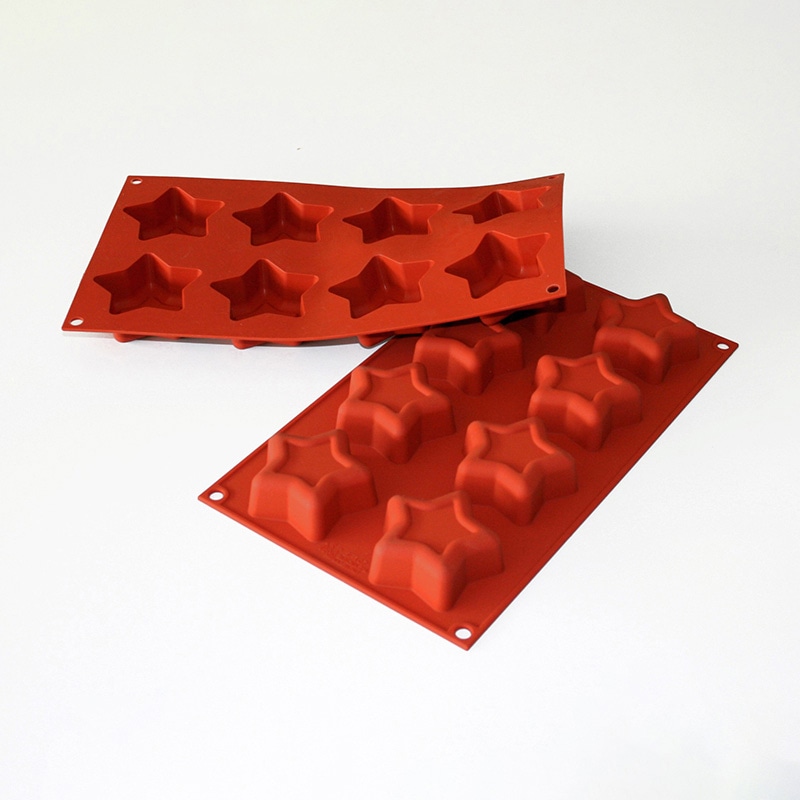 パシフィック洋行　製菓シリコン型　8個取 SF107　ステラ70 1個（ご注文単位1個）【直送品】