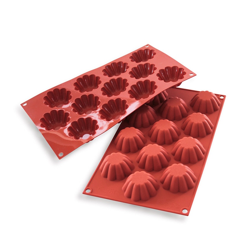 パシフィック洋行　製菓シリコン型　12個取 SF109　ミニブリオッシュ 1個（ご注文単位1個）【直送品】