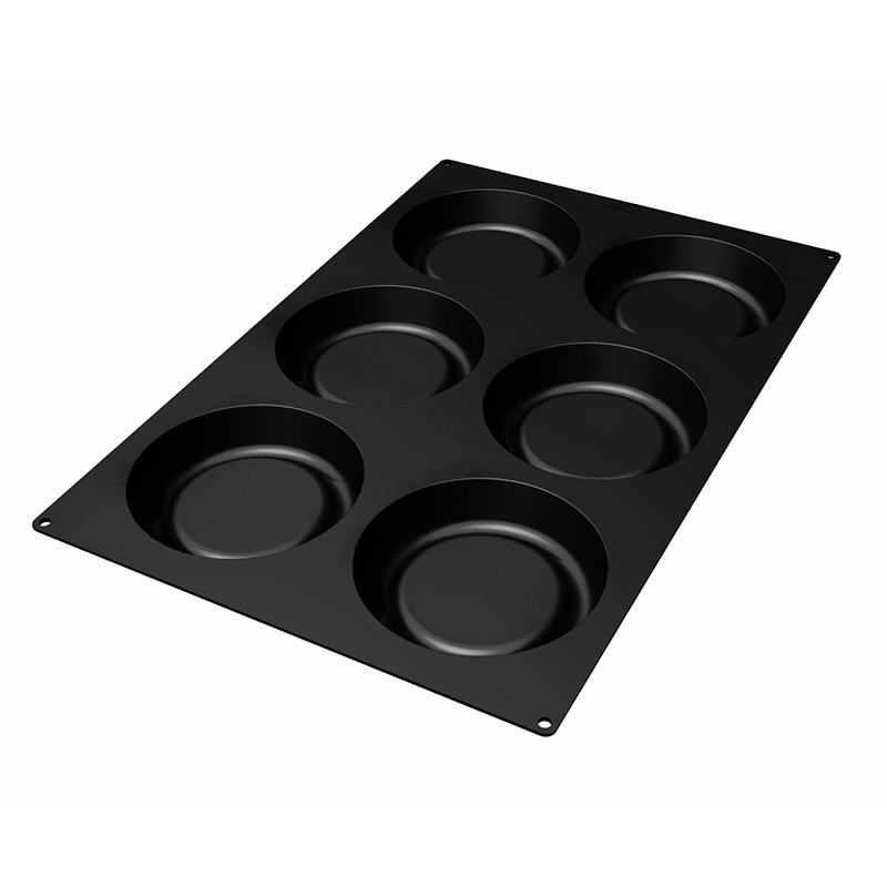 パシフィック洋行　製菓シリコン型　タルト 6取 2SI-SQ031　1個（ご注文単位1個）【直送品】