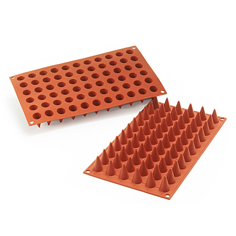 パシフィック洋行 製菓シリコン型 66個取 SF131 コノ 1個(ご注文単位1個)【直送品】