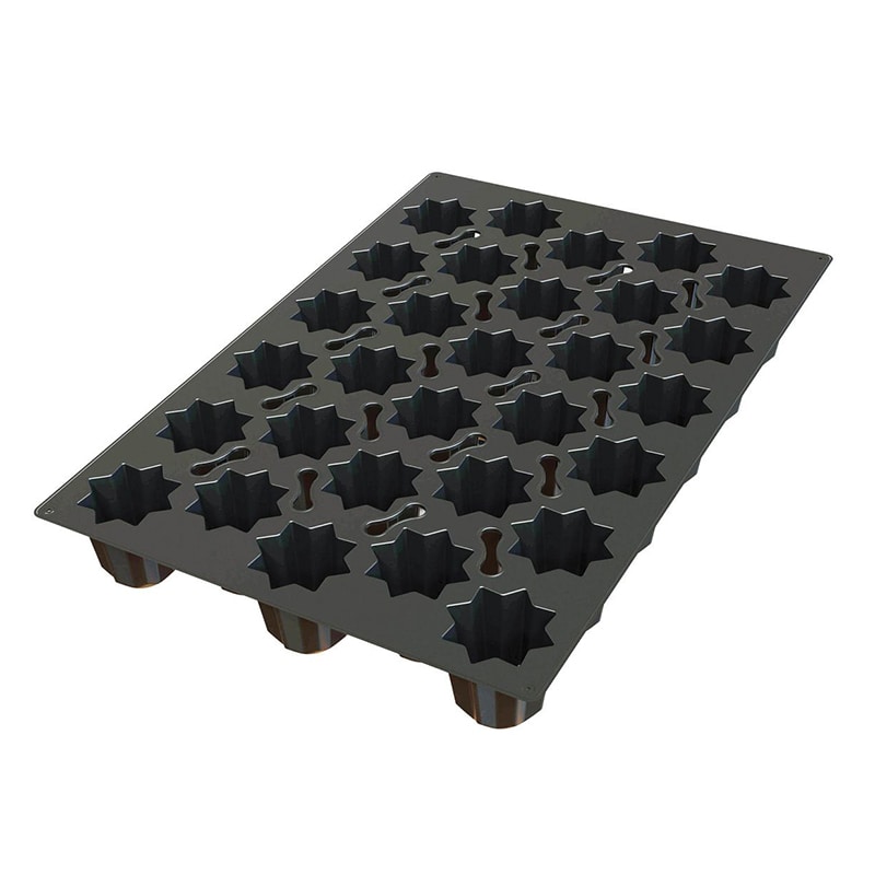 パシフィック洋行 製菓シリコン型 パンドリーノ 30取 2SI-SQ053 1個(ご注文単位1個)【直送品】