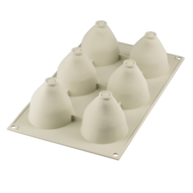 パシフィック洋行　製菓シリコン型　フラゴラ&パンナ 6取 2SI-HSF267　1個（ご注文単位1個）【直送品】