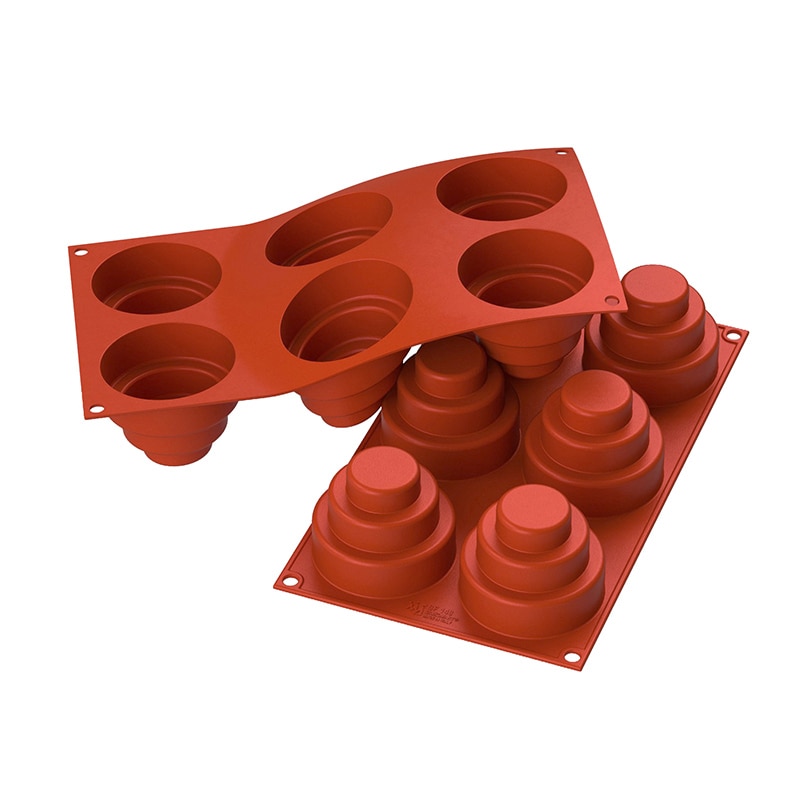 パシフィック洋行　製菓シリコン型　6個取 SF148　ミニワンダーケーキ 1個（ご注文単位1個）【直送品】