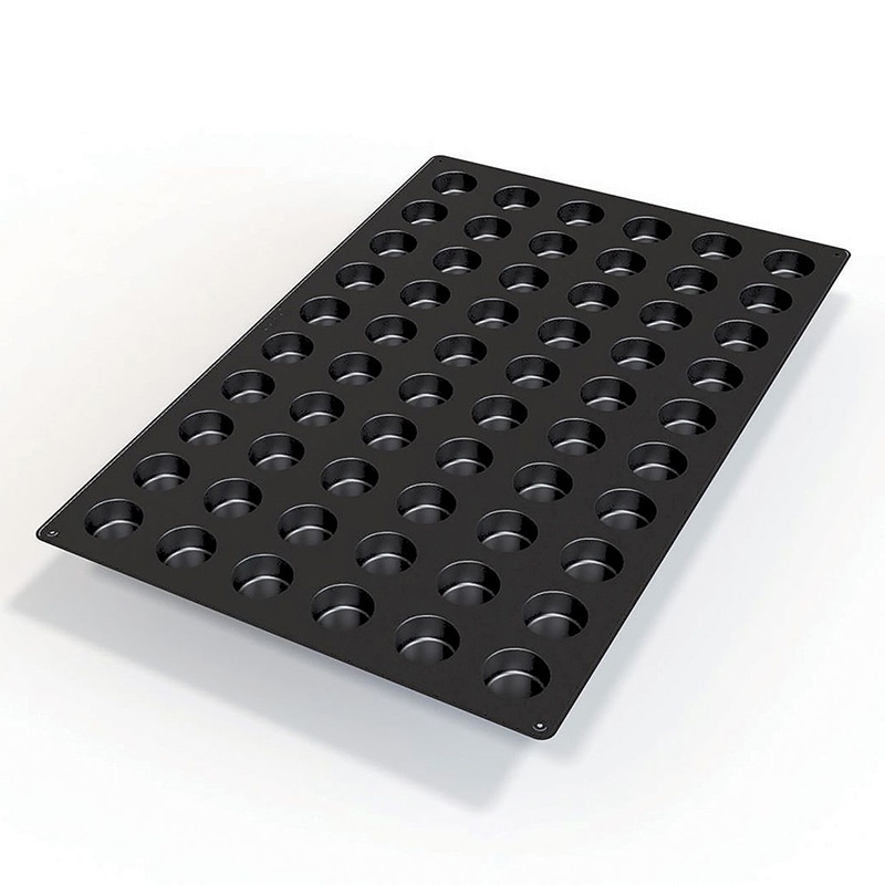 パシフィック洋行　製菓シリコン型　マフィンミニョン 60取 2SI-SQ055　1個（ご注文単位1個）【直送品】