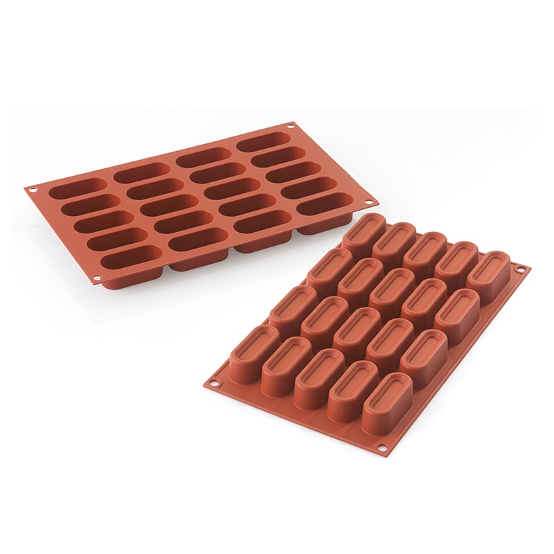 パシフィック洋行 製菓シリコン型 20個取 SF179 ミニデザートオーバル 1個(ご注文単位1個)【直送品】