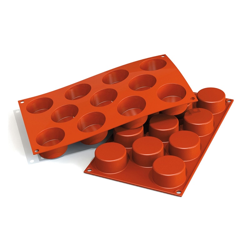 パシフィック洋行　製菓シリコン型　11個取 SF204　スモールシリンダー50 1個（ご注文単位1個）【直送品】