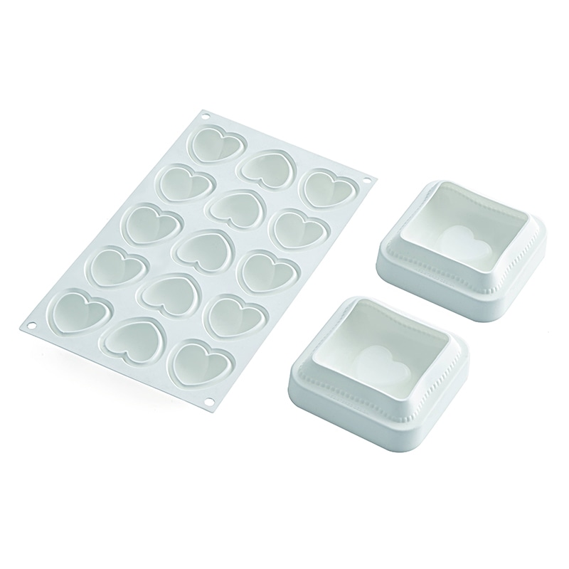 パシフィック洋行　製菓シリコン型　トルタフレックス ティ　ヴォグリオ　ベーネ 2SI-TI　VOGLIO　1セット（ご注文単位1セット）【直送品】