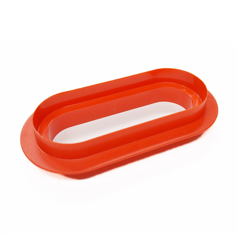 パシフィック洋行　製菓シリコン型　カッター付　8個取 SF165C　ピロー 1個（ご注文単位1個）【直送品】