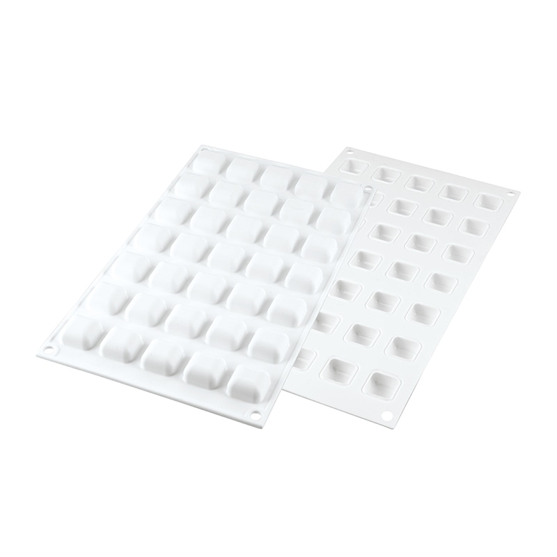 パシフィック洋行　製菓シリコン型　ホワイトカラー　35個取 SF228　ミクロ　ジェム5 1個（ご注文単位1個）【直送品】