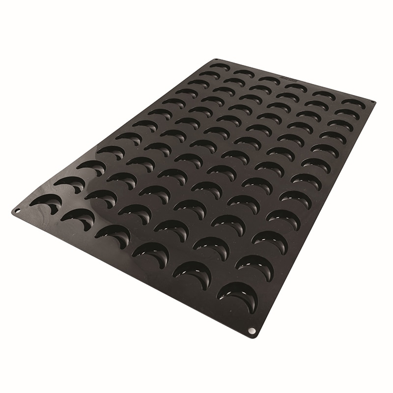 パシフィック洋行　製菓シリコン型　ミニムーン 72取 2SI-SQ063　1個（ご注文単位1個）【直送品】