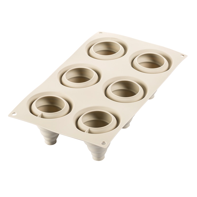 パシフィック洋行　製菓シリコン型　ソッフィチェ･インカント 6取 2SI-HSF271　1個（ご注文単位1個）【直送品】