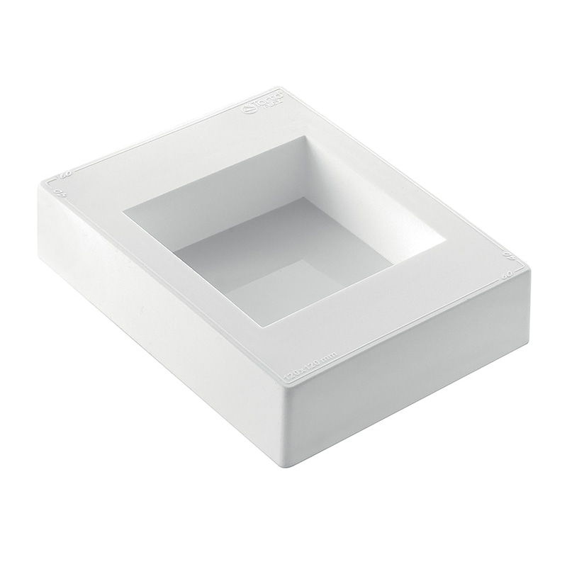 パシフィック洋行　製菓シリコン型　トルタフレックス　スクエア1取 φ100　H50 2TO-1/100X50S　1個（ご注文単位1個）【直送品】