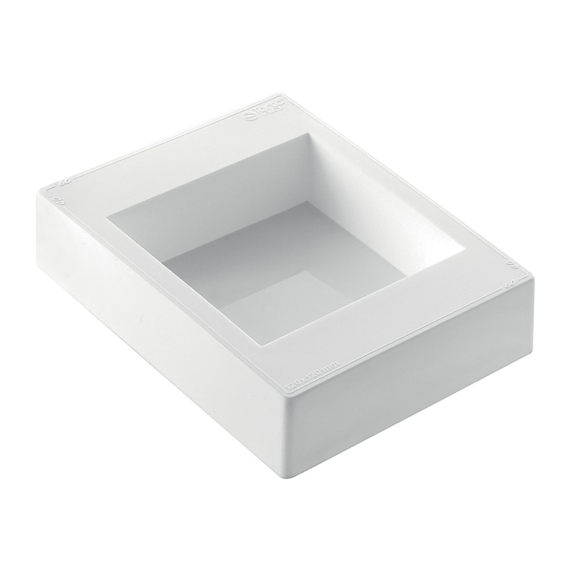 パシフィック洋行　製菓シリコン型　トルタフレックス　スクエア1取 φ120　H50 2TO-1/120X50S　1個（ご注文単位1個）【直送品】