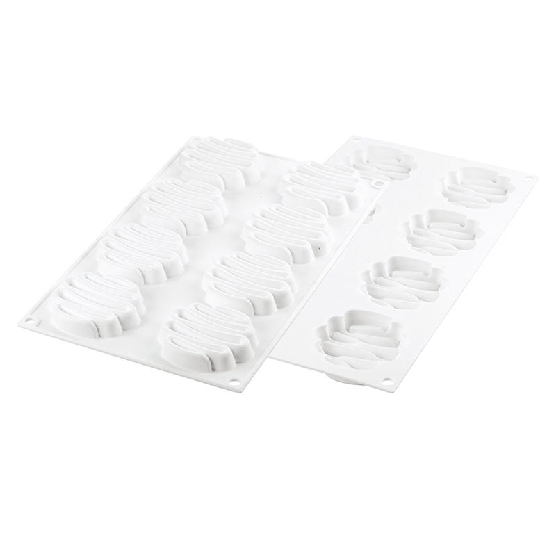 パシフィック洋行　製菓シリコン型　キットタルトリング オノレ80　8取 2SI-KT　HONO80　1セット（ご注文単位1セット）【直送品】