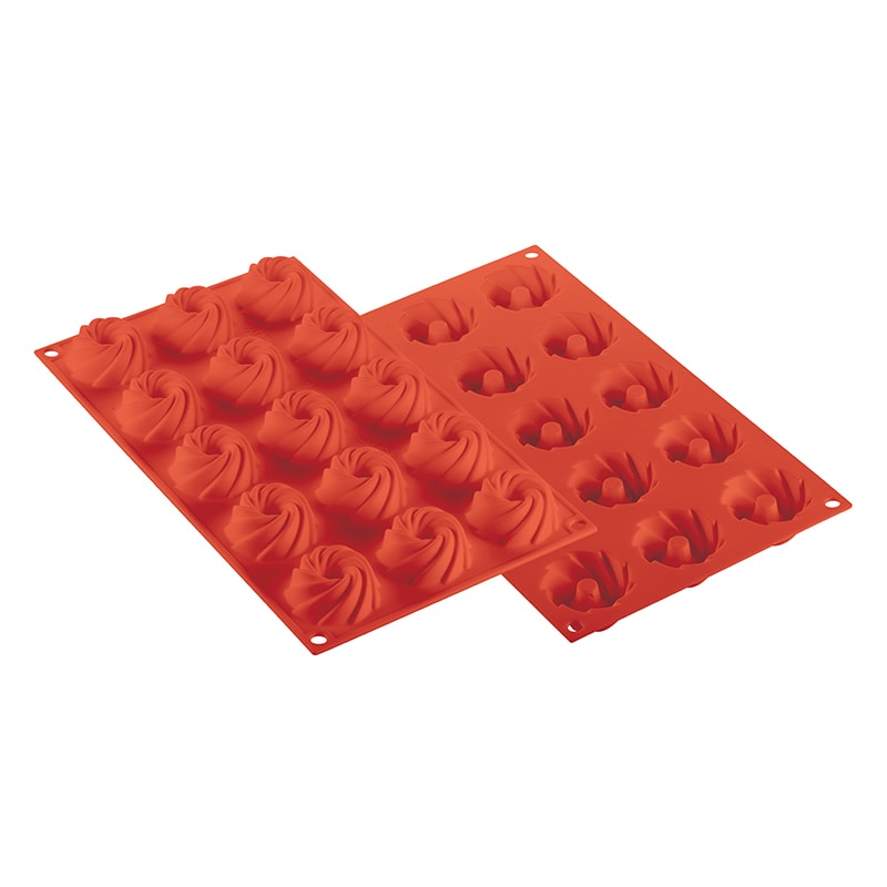 パシフィック洋行　製菓シリコン型　15個取 SF310　スウェル 1個（ご注文単位1個）【直送品】