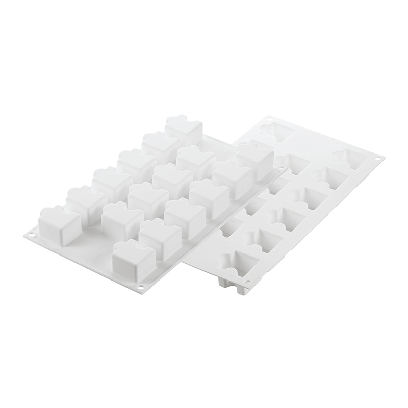 パシフィック洋行　製菓シリコン型　16個取 SF314C　パズル30 1個（ご注文単位1個）【直送品】