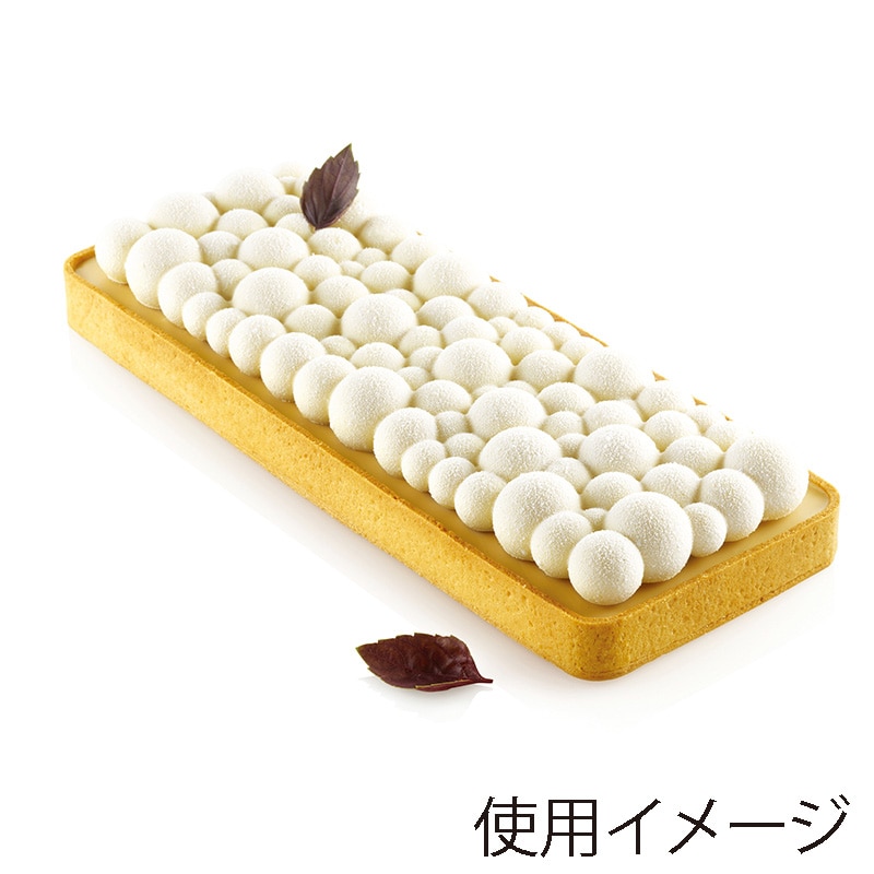 パシフィック洋行　製菓シリコン型　キットタルトリング バブル265×105　1取 2SI-KT　BUB265　1セット（ご注文単位1セット）【直送品】