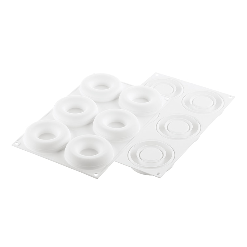 パシフィック洋行　製菓シリコン型　カッター付　6個取 SF320C　プロミス　65 1個（ご注文単位1個）【直送品】