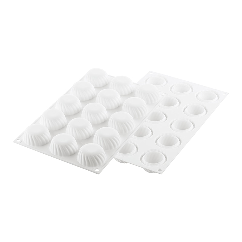 パシフィック洋行　製菓シリコン型　ホワイトカラー　15個取 SF322　サムライ　30 1個（ご注文単位1個）【直送品】