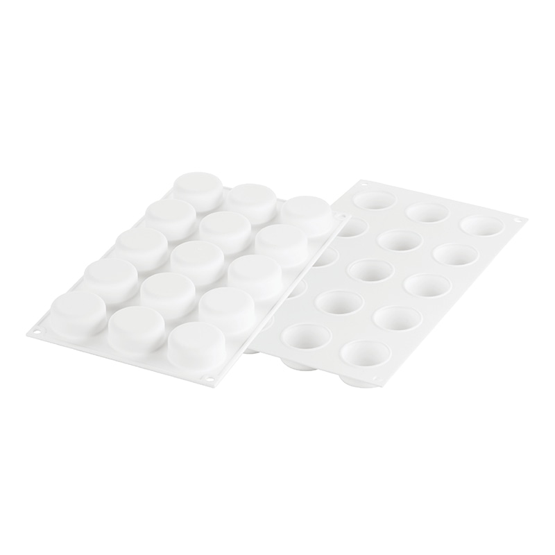パシフィック洋行　製菓シリコン型　ホワイトカラー　15個取 SF332　エッセンシャル　30 1個（ご注文単位1個）【直送品】