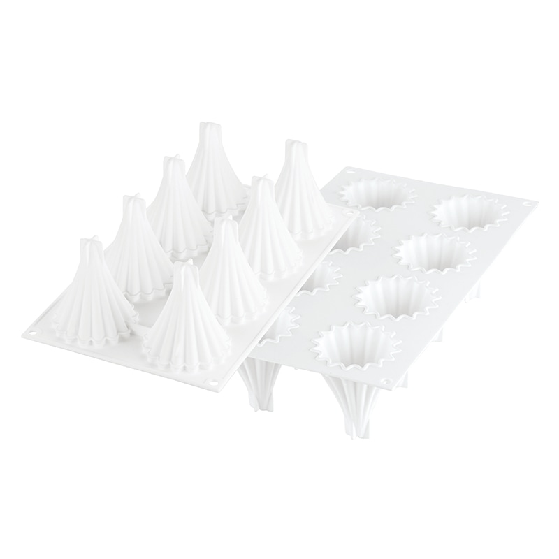 パシフィック洋行　製菓シリコン型　ホワイトカラー　8個取 SF335　アストロ　95 1個（ご注文単位1個）【直送品】