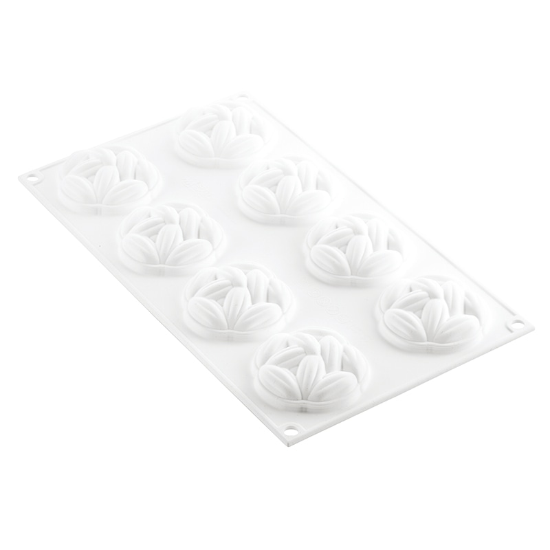 パシフィック洋行　製菓シリコン型　型単品 タルトココア70　モールド　8取 2SI-COCOA70MD　1個（ご注文単位1個）【直送品】