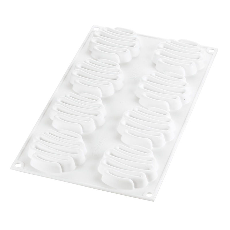 パシフィック洋行　製菓シリコン型　型単品 タルトオノレ80　モールド　8取 2SI-HONO80MD　1個（ご注文単位1個）【直送品】