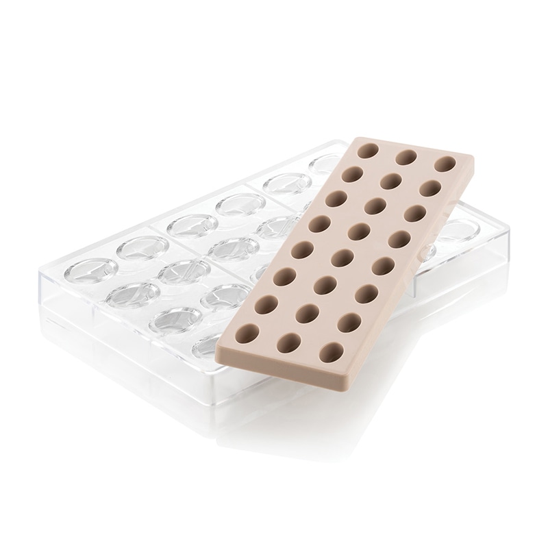 パシフィック洋行 製菓シリコン型 chocado キットオーバル01 24取 2SI-KT OVALE01 1個(ご注文単位1個)【直送品】