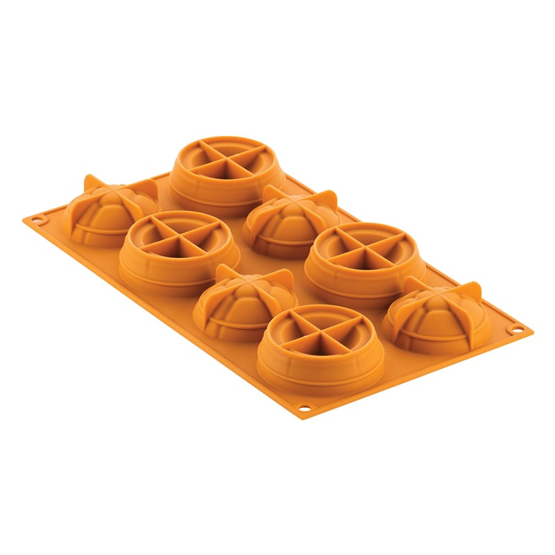 パシフィック洋行 製菓シリコン型 Naturae ミケッタ92 上部・下部各4取 2SI-MICHETTA92 1個(ご注文単位1個)【直送品】