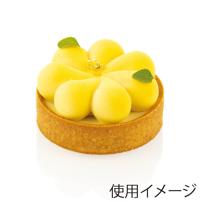 パシフィック洋行　製菓シリコン型　キットタルトリング ブロッサム70　8取 2SI-KIT　BLOSSOM　1セット（ご注文単位1セット）【直送品】