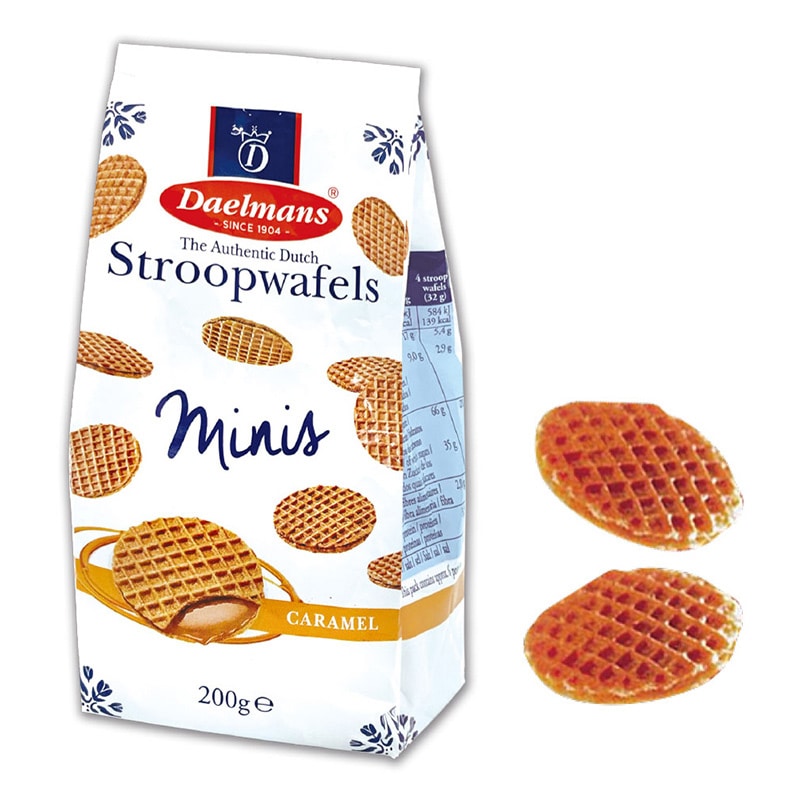 エイム ダールマンズ ミニキャラメルワッフル バッグ 200g 1袋※軽(ご注文単位60袋)【直送品】