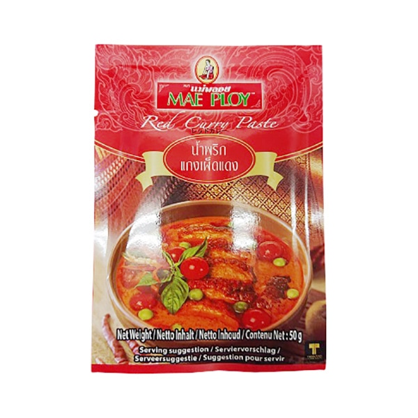 >メープロイ　レッドカレーペースト 50g 常温 1箱※軽（ご注文単位1箱）※注文上限数12まで【直送品】
