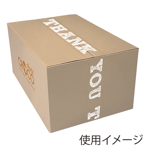 古藤工業 印刷OPPテープ Thank You 1巻（ご注文単位6巻）【直送品】