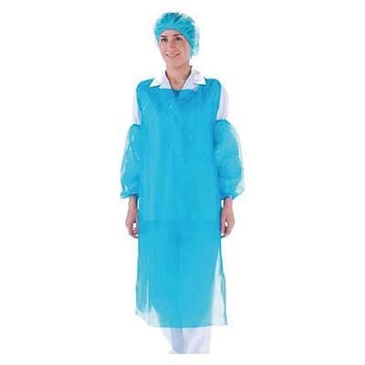 オーバースリーブ（腕カバー）100枚入 AOS301B　ブルー  1個（ご注文単位1個）【直送品】