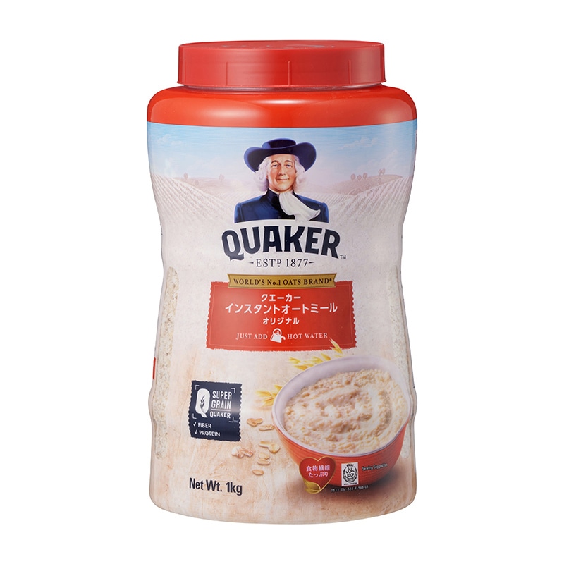 クエーカー　インスタントオートミール　オリジナル 1kg  1個※軽（ご注文単位60個）【直送品】