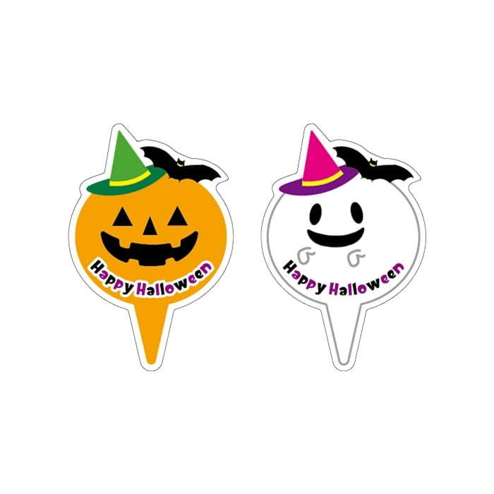 ハロウィンケーキピック