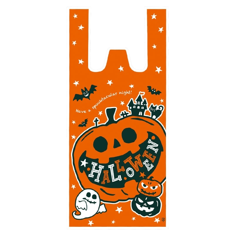 シモジマオリジナルハロウィン限定レジ袋