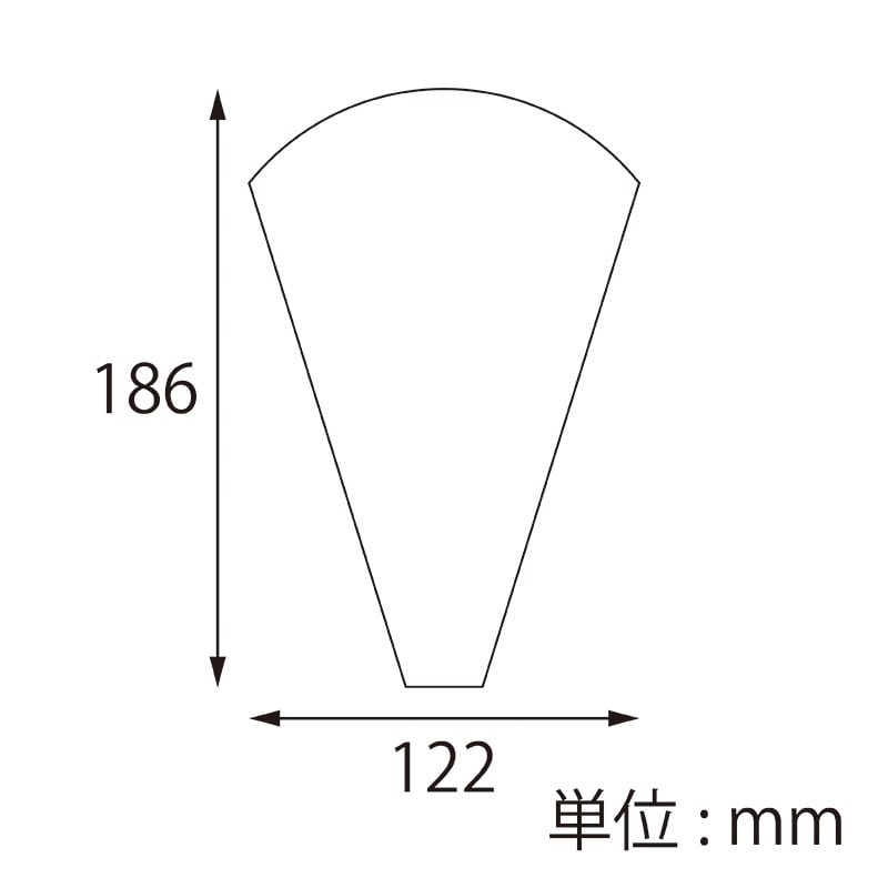 三角袋／122×186mm
