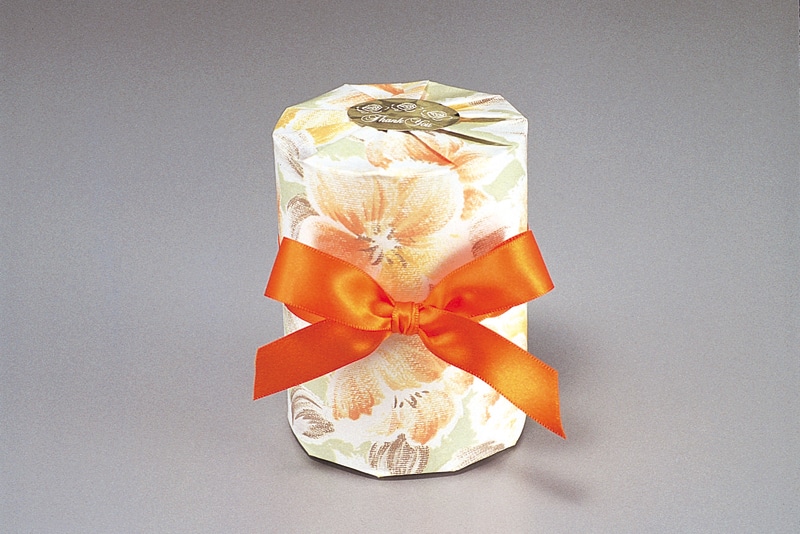 ラッピングアレンジ_円柱(合わせ包み応用)