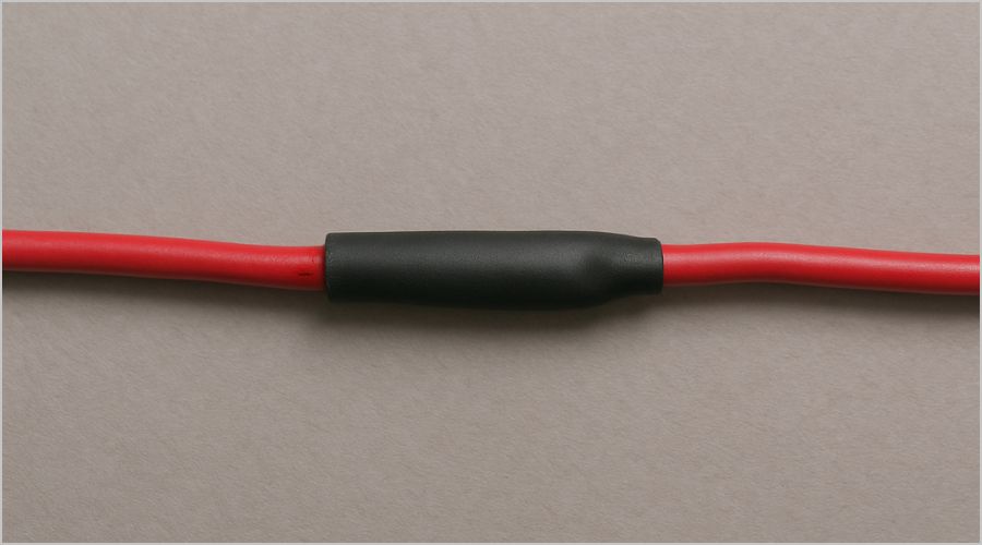 熱収縮チューブでしっかり補強