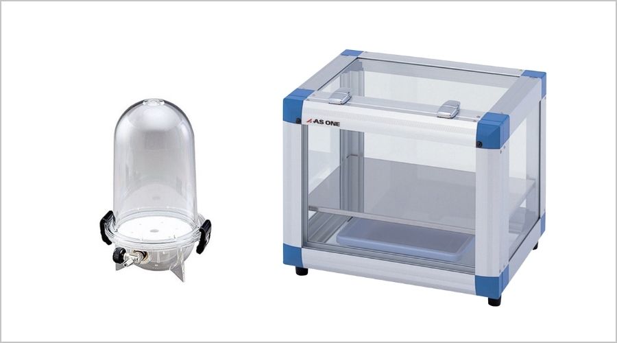 小型デシケーター：卓上・省スペースでの利用に最適