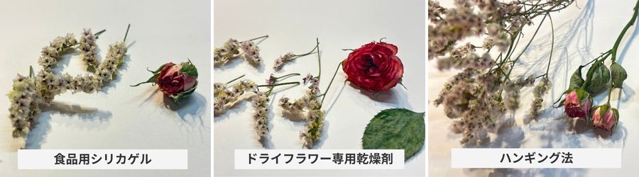 シリカゲルの種類とハンギング法の違い（完成）