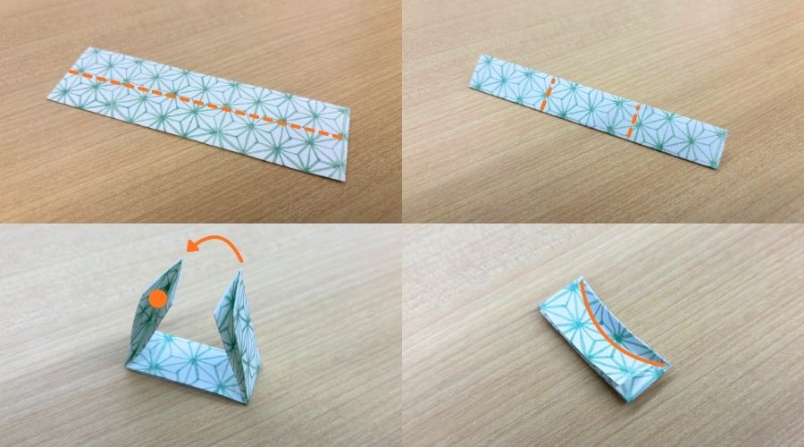 船型箸置きの折り方