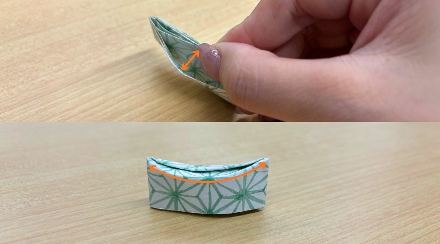 船型箸置きの折り方2